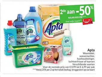Intermarché Apta Wasmiddel aanbieding