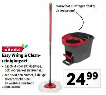 Lidl Easy wring + cleanreinigingsset aanbieding