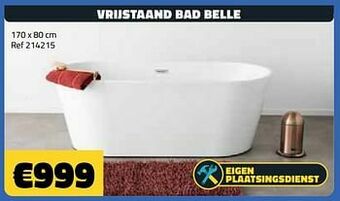 Bouwcenter Frans Vlaeminck Vrijstaand bad belle aanbieding