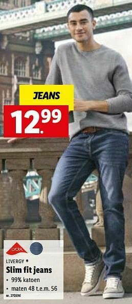 Lidl Slim fit jeans aanbieding