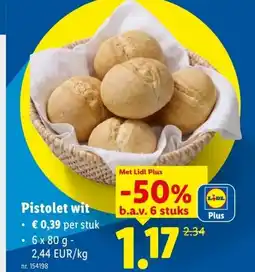 Lidl Pistolet wit aanbieding
