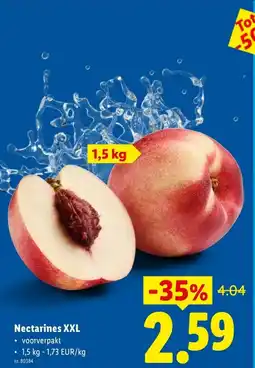 Lidl Nectarines XXL aanbieding