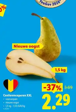 Lidl Conferenceperen xxl aanbieding