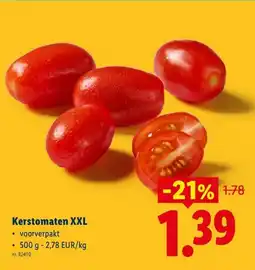 Lidl Kerstomaten xxl aanbieding