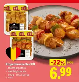 Lidl Kippenbrochettes xxl aanbieding
