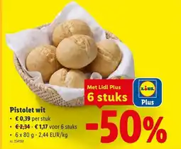 Lidl Pistolet wit aanbieding