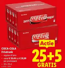 Lidl Coca-Cola Frisdrank aanbieding