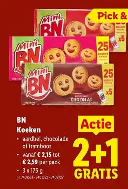 Lidl Bn koeken aanbieding