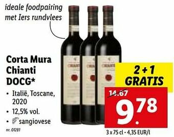 Lidl Corta mura chianti docg aanbieding