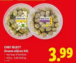 Lidl Groene olijven XXL aanbieding