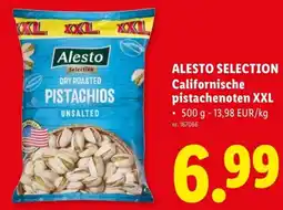 Lidl Alesto selection californische pistachenoten xxl aanbieding