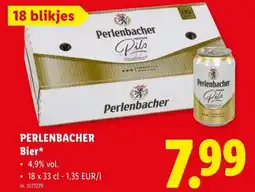 Lidl Perlenbacher bier aanbieding
