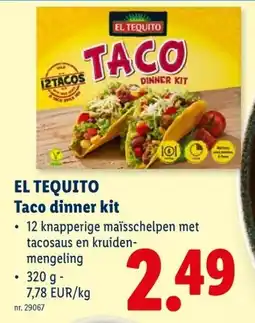 Lidl El tequito taco dinner kit aanbieding