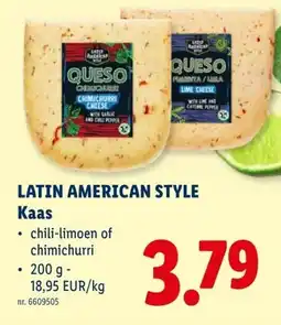 Lidl Latin american style kaas aanbieding