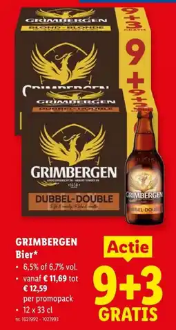 Lidl Grimbergen bier aanbieding