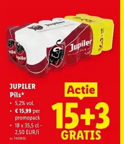 Lidl Jupiler pils aanbieding