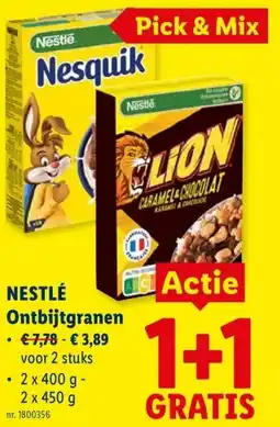 Lidl Nestlé ontbijtgranen aanbieding