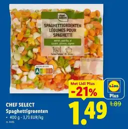 Lidl Chef select spaghettigroenten aanbieding