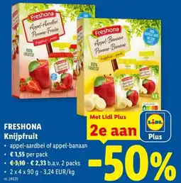Lidl Freshona Knijpfruit aanbieding