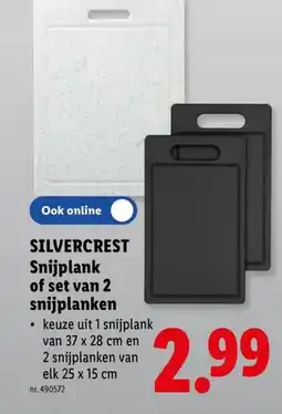 Lidl Snijplank of set van 2 snijplanken aanbieding