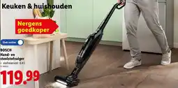 Lidl Bosch hand en steelstofzuiger aanbieding