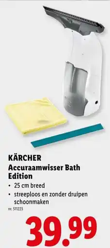 Lidl Kärcher accuraamwissers bath edition aanbieding