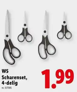 Lidl W5 Scharensset aanbieding