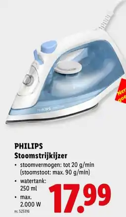 Lidl Philips stoomstrijkijzer aanbieding