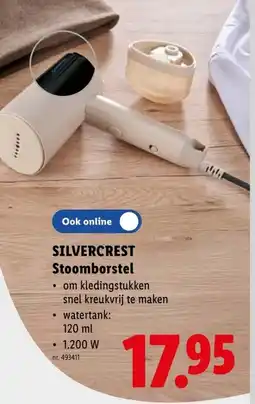 Lidl Silvercrest stoomborstel aanbieding
