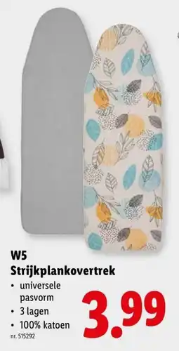 Lidl Strijkplankovertrek aanbieding