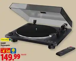 Lidl Sharp platenspeler aanbieding