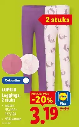 Lidl Lupilu leggings aanbieding