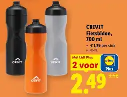 Lidl Crivit fietsbidon aanbieding