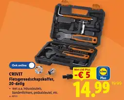 Lidl Crivit fietsgereedschapskoffer aanbieding