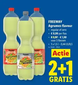 Lidl Freeway agrumes flavour aanbieding