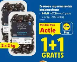 Lidl Zeeuwse supermosselen bodemcultuur aanbieding