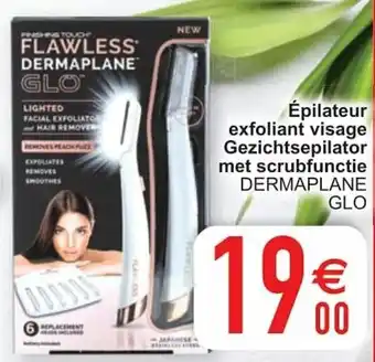 Epilateur exfoliant visage Gezichtsepilator met scrubfunctie Dermaplane Glo