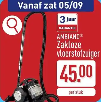Ambiano Zakloze vloerstofzuiger