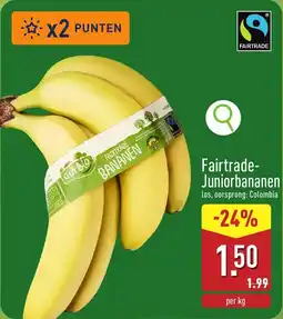 ALDI Fairtrade Juniorbananen aanbieding