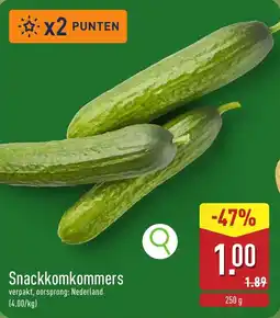ALDI Snackkomkommers aanbieding