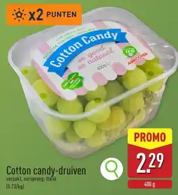 ALDI Cotton candy-druiven aanbieding