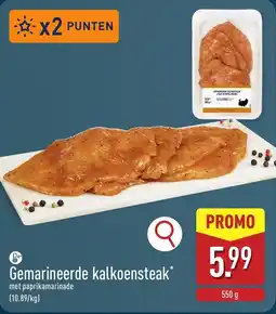 ALDI Gemarineerde kalkoensteak aanbieding
