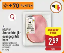 ALDI Délifin Ambachtelijke ovengegrilde ham aanbieding