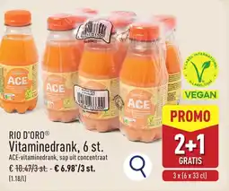 ALDI Rio d'oro Vitaminedrank aanbieding
