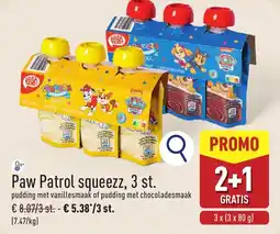 ALDI Paw Patrol squeezz aanbieding