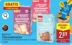 ALDI Biscotto Chocoladekoekjes aanbieding