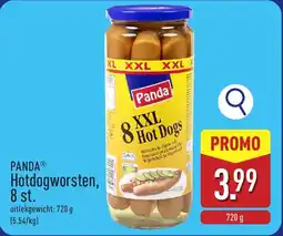 ALDI Panda Hotdogworsten aanbieding