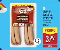ALDI Délifin Weense worsten aanbieding