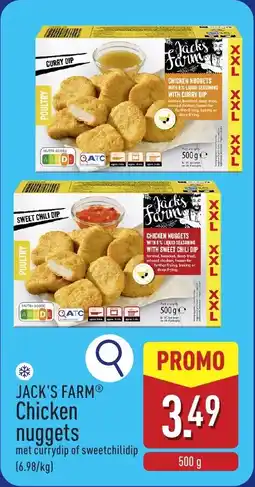 ALDI Jack's Farm Chicken nuggets aanbieding