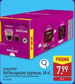 ALDI Barissimo Koffiecapsules espresso aanbieding
